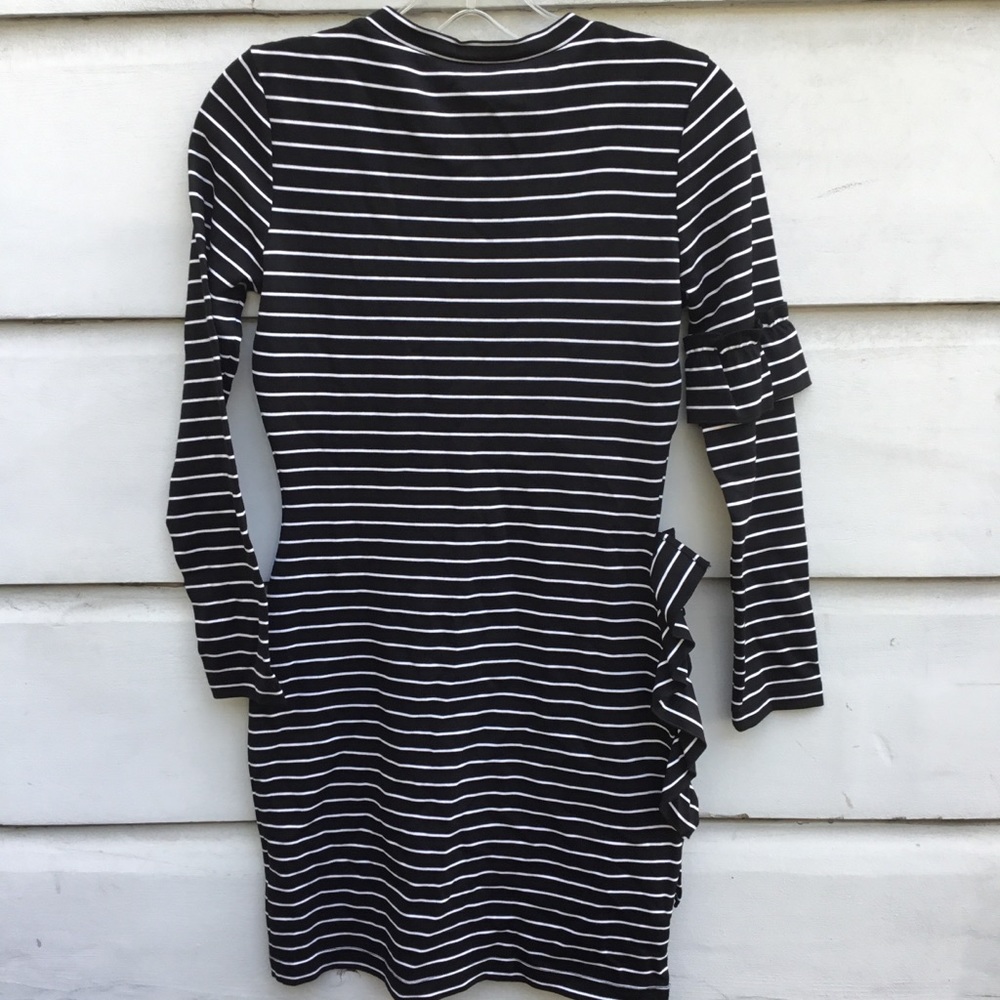 New Cynthia Rowley Luna knit striped mini dress S - Picture 7 of 8